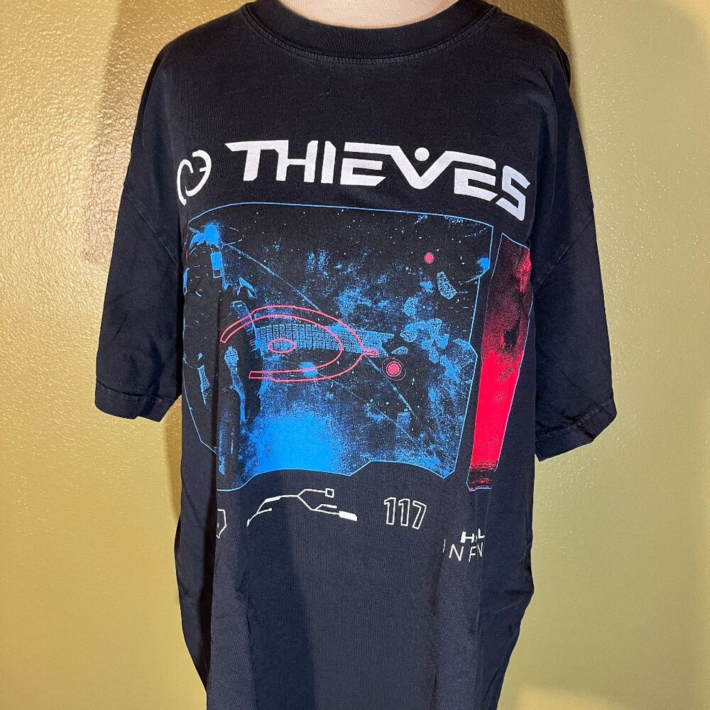 100 Thieves X Halo Infinite Shirt Black Gaming Mens Size 2XL